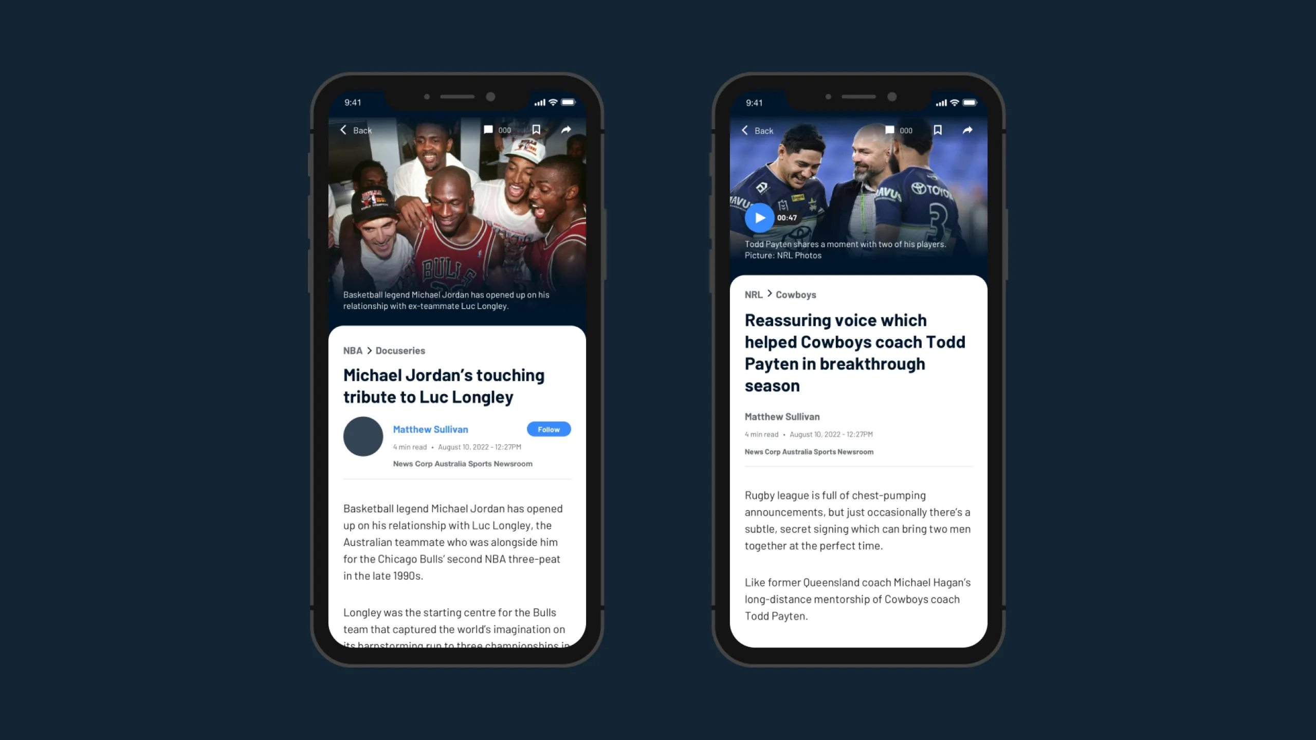 Mobile article design